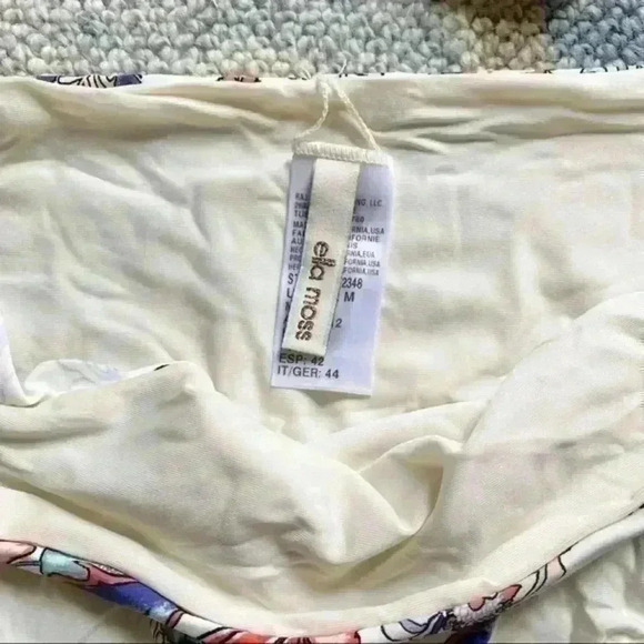 NWOT Ella Moss White Floral Bikini - Picture 6 of 8